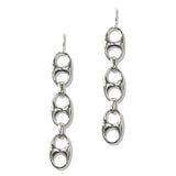 112719, POLISHED MARINER LINK TIERED DANGLE EARRINGS