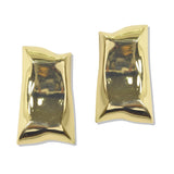 112723, MOLTEN RECTANGULAR STATEMENT EARRINGS