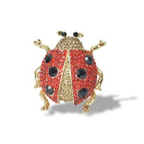112816, PAVE CRYSTAL LADYBUG STRETCH RING