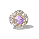 112818, CRYSTAL RHINESTONE SWIRL STRETCH RING