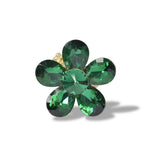 112819, CRYSTAL RHINESTONE FLOWER STRETCH RING
