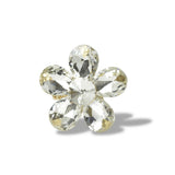 112819, CRYSTAL RHINESTONE FLOWER STRETCH RING