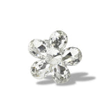 112819, CRYSTAL RHINESTONE FLOWER STRETCH RING