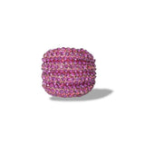 112822, CRYSTAL PAVE WIDE DOME STRETCH RING