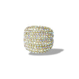112822, CRYSTAL PAVE WIDE DOME STRETCH RING