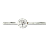 112836, STAINLESS STEEL TREE OF LIFE HINGED BANGLE BRACELET