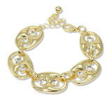 112843, MARINER LINK CRYSTAL ACCENT BRACELET