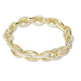112850, OVAL TWISTED ROPE STRETCH BRACELET