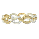 112853, GEOMETRIC OVAL LINK STRETCH BRACELET