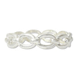 112853, GEOMETRIC OVAL LINK STRETCH BRACELET