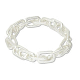 112855, GEOMETRIC PAPERCLIP LINK STRETCH BRACELET