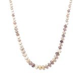 112881, NATURAL STONE BEADED NECKLACE