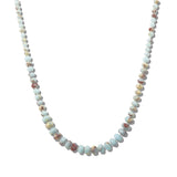 112881, NATURAL STONE BEADED NECKLACE