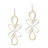 112897, OPENWORK FLORAL WIRE DANGLE EARRINGS