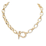 112900, HERITAGE LINK CABLE LINK CHAIN NECKLACE
