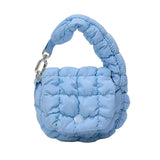 113112, QUILTED PUFFER MINI CLIP COIN POUCH