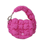 113112, QUILTED PUFFER MINI CLIP COIN POUCH