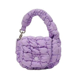 113112, QUILTED PUFFER MINI CLIP COIN POUCH