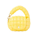113112, QUILTED PUFFER MINI CLIP COIN POUCH