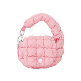 113112, QUILTED PUFFER MINI CLIP COIN POUCH
