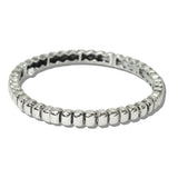 113113, WESTERN ANTIQUE RIBBED STRETCH BRACELET
