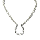 113138, WESTERN HORSESHOE LINK CHAIN NECKLACE