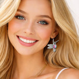 113153, WESTERN HUMMINGBIRD DROP EARRINGS