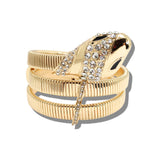 113223, CRYSTAL COILED SNAKE WRAP BRACELET