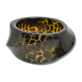 113257, CHUNKY RESIN SCULPTURAL BANGLE BRACELET
