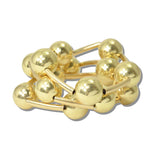 113261, MULTI LAYERED BALL BEADED STRETCH BRACELET