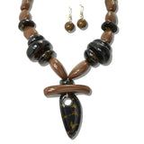 113264, CHUNKY RESIN ACRYLIC GEOMETRIC STATEMENT NECKLACE
