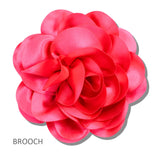 113286, OVERSIZED FABRIC FLOWER STATEMENT BROOCH AND HAIR CLIP
