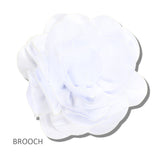 113286, OVERSIZED FABRIC FLOWER STATEMENT BROOCH AND HAIR CLIP