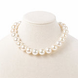 113329, CHUNKY PEARLESCENT STRAND NECKLACE