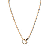 113345, HERITAGE LINK ACCENT LONG CHAIN NECKLACE