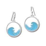 113418, OCEAN WAVE DROP EARRINGS