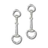 113466, HAMMERED HERITAGE LINK DROP EARRINGS