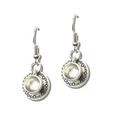 113528, VINTAGE MINIATURE TEACUP DROP EARRINGS