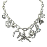 113607, WESTERN COWBOY CHARM NECKLACE, SN0921_SW