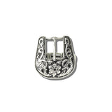 113639, WESTERN ENGRAVED FLORAL BELT BUCKLE STRETCH RING