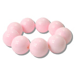 113673, CHUNKY SPHERICAL BUBBLE BEAD STRETCH BRACELET