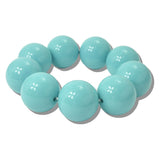 113673, CHUNKY SPHERICAL BUBBLE BEAD STRETCH BRACELET