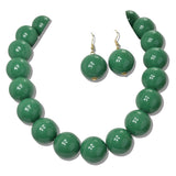 113675, CHUNKY BUBBLE BEAD STATEMENT NECKLACE
