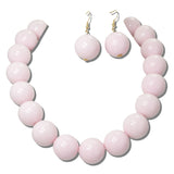 113675, CHUNKY BUBBLE BEAD STATEMENT NECKLACE