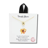 113688, SIMPLY YOURS OVAL BEAD PENDANT NECKLACE