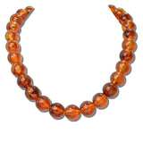 113751, CHUNKY BEADED TOGGLE STATEMENT NECKLACE