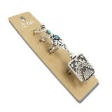 113757, WESTERN THUNDERBIRD AND ARROWHEAD 4 PIECE STATEMENT RING SET
