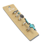 113760, WESTERN CROSS AND CONCHO 5 PIECE STATEMENT RING SET