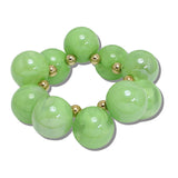 113827, CHUNKY BUBBLE BEAD STATEMENT STRETCH BRACELET