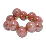 113827, CHUNKY BUBBLE BEAD STATEMENT STRETCH BRACELET